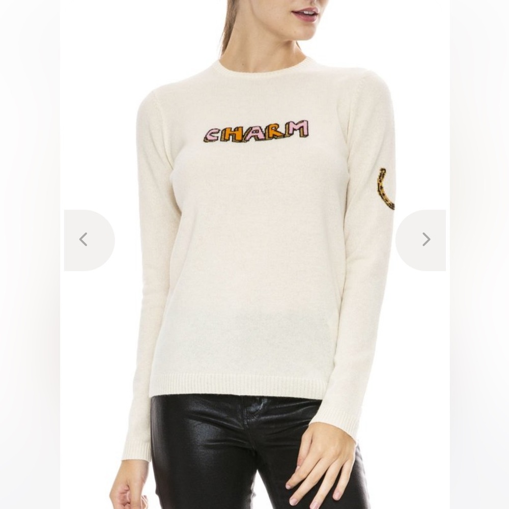 Bella Freud ‘Charm’ crew neck cashmere sweater - XS